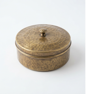 Shiny Brass Laddu Storage <b>Box</b> Gold Polished For Tabletop Kitchen Storage Organizer Sweet <b>Box</b> Brass <b>Mithai</b> <b>Box</b> - Product Image 3