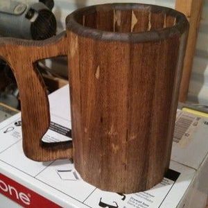 แก้วเบียร์ไม้เป็นมิตรกับสิ่งแวดล้อมถ้วยชาพร้อมด้ามจับที่สะดวกสบายทันสมัยแก้วกาแฟพร้อมจุกไม้ก๊อกในโอกาสวันคริสต์มาส - Product Image 6