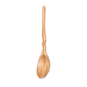 Cuillère en bois de qualité supérieure pour un usage quotidien dans les cuisines domestiques et professionnelles disponible - Product Image 1