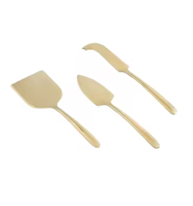 Juego de herramientas de corte de queso de color dorado de acero inoxidable de tamaño personalizado de diseño único para cocina, hogar, hotel, restaurante, artículo de uso - Product Image 4