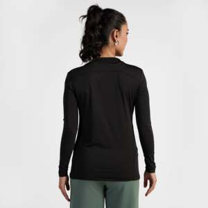 Camiseta de Yoga Active Fuse Negra de Manga Larga, Cómoda y Elegante para Fitness - Product Image 2
