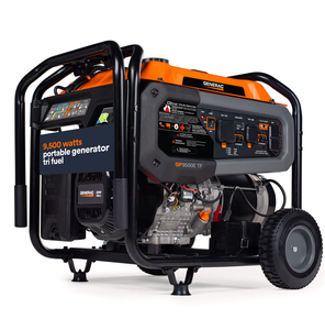 เครื่องกำเนิดไฟฟ้าพกพา Generac 12500 วัตต์ สตาร์ทด้วยไฟฟ้า ระบบ TriFuel พร้อมชุดล้อและมือจับ COSense รุ่น 50ST มีจำหน่าย - Product Image 2