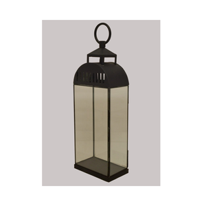 Linterna de metal de Venta caliente con pared de vidrio y mango colgante Linterna de metal de último diseño para usos de decoración - Product Image 3