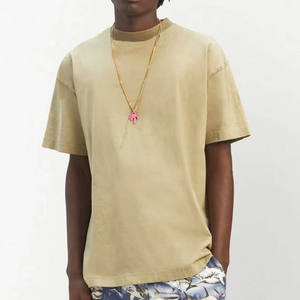 Vente en gros de t-shirts pour hommes de marque hip-hop sur mesure, grande taille, 100% coton, t-shirts oversize - Product Image 6