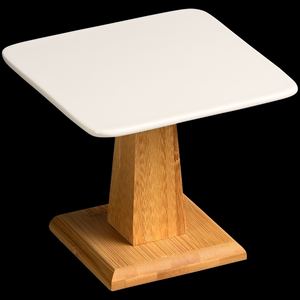 Base de Pastel Cuadrada de Mármol de Lujo con Base de Madera, Ecológica, Hecha a Mano, Moderna, de Piedra Blanca, para Postres, para Bodas y Fiestas - Product Image 4