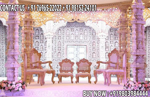 Conjunto de sofá Maharaja de escenario de boda de lujo, nuevo conjunto de sofá rey de escenario de boda musulmán, muebles de escenario de recepción de boda con clase - Product Image 3