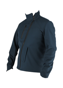 OEM personnalisé unisexe XXL à capuche vestes fermeture éclair toile Mandarin extérieur randonnée résistance à l'eau marine coupe-vent design décontracté - Product Image 4