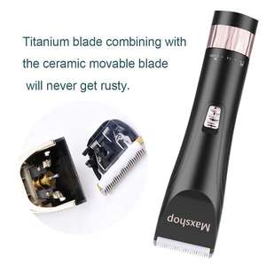 Kit de coupe de cheveux sans fil professionnel pour hommes et bébés, silencieux, 8 guides de coupe, 2 ciseaux, 1 station de charge, IPX7, alimenté par batterie - Product Image 3