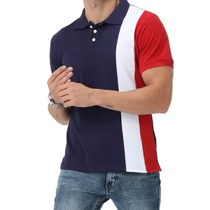 Toptan 2024 yüksek kaliteli rahat nefes yaz kısa kollu erkekler Polo gömlekler 100% özel Logo Polo gömlekler