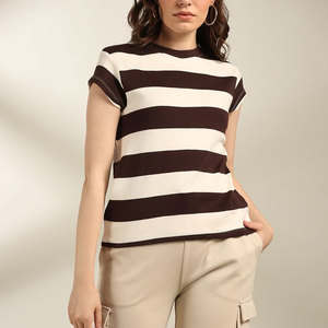 T-shirt Femme Classique à Manches Courtes Coupe Ample Essentiel Quotidien Marque 2026 - Product Image 1
