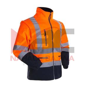 OME Service Hi Viz Jacket Chaqueta de seguridad vial de manga larga con tres bolsillos delanteros de color personalizado. - Product Image 1