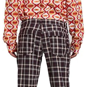 Pantalon évasé léger pour homme, pantalon large en tissu doux, parfait pour le printemps et l'automne - Product Image 6