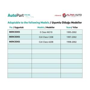 Soporte para Maletero para Mercedes Clase E W210, Clase CLK C208, A208 - Product Image 5