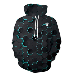 เสื้อฮู้ด100% มีซิปสำหรับผู้ชายเสื้อฮู้ดผ้าฝ้ายพิมพ์ลายตามสั่ง - Product Image 1