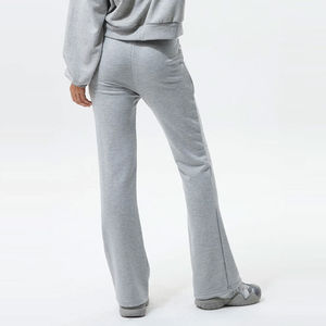 2025 último diseño pantalones acampanados para mujer Material de calidad superior cintura elástica de talla grande Color sólido Material de lana plana - Product Image 5