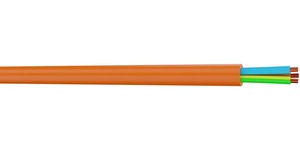 Câble résistant au feu CR1-C1 2,5 mm² 2 conducteurs LSZH en cuivre, câble électrique ignifuge norme française pour alarme incendie d'urgence - Product Image 6