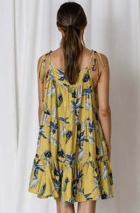 Floral personalizar ropa verano sin mangas Boho elegante vestido de vacaciones moda estampado Floral cintura alta personalizado verano Mini - Product Image 5