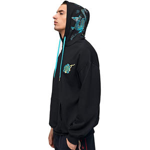 PK Usine Logo Personnalisé Hommes Hoodies 100% Coton Solide Motif Hiver Polaire À Capuche Col Usine Fournisseur - Product Image 2