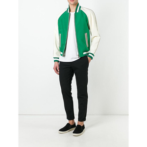 Veste de lettrage en cuir de haute qualité pour hommes, veste d'hiver épaisse, lettre au design pakistanais, teint en plaine, meilleure qualité premium, vente en gros - Product Image 1