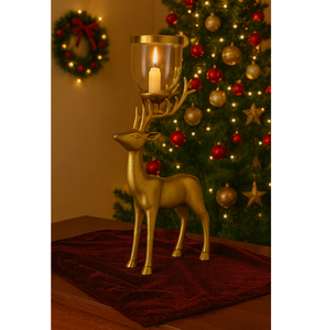 T-Light Bougie Décorations Lumineuses Dernier Décor Fer Antique Bougie Dorée pour Centres de Table Décorations Modernes - Product Image 1