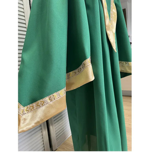 Fabricación de fábrica, uniformes de coro de iglesia cristiana, vestido con estola, túnica bordada de diseño de alta calidad hecha a medida - Product Image 5