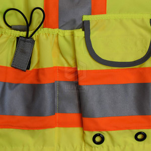 Chaleco de seguridad de manga corta de nuevo diseño, chaleco de seguridad de algodón y poliéster al por mayor hecho en Pakistán - Product Image 5