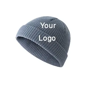 Custom Logo Beschikbaar Unisex Hand Geborduurde Kroon Ontwerp Beanie Hoeden Voor Thuis Outdoor Winterkleding Van Bulk Leverancier Van Bd