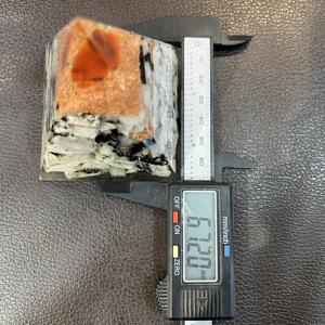 Pirámide de Orgón de Piedra Lunar Arcoíris Natural Pulida a Mano, Punta de Flecha de Cornalina, Duradera, Reiki, Sanación de Chakras, Protección - Product Image 3