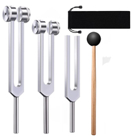 Ensembles de diapasons FIDA pour la thérapie sonore, 256-512 Hz, multicolores, 8 pièces, manuels, certifiés CE, garantie 1 an, classe I