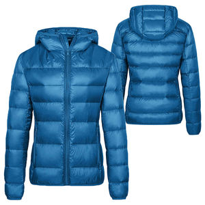 Veste matelassée pour femme, imperméable, isolée, pour l'hiver, avec taille cintrée, veste matelassée à capuche pour femme - Product Image 1
