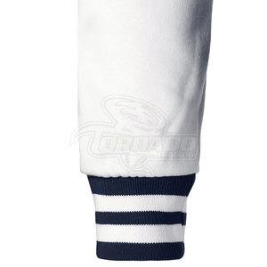 OEM Custom Letter Casual Style Men's Oversize Letterman Bomber <b>Jacket</b> Winter Stand Collar Plain Dyed 100% Cotton Quick Dry - Product Image 5