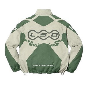 Nueva Tendencia: Conjunto Deportivo Vintage de Invierno, Talla Grande, Estampado, Impermeable, Ecológico, Chaqueta con Cremallera y Pantalones, 100% Poliéster - Product Image 4