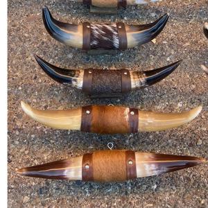 ตกแต่งด้วยฮอร์นแบบยาวเป็นมิตรกับสิ่งแวดล้อมของตกแต่งผนังทำมือสำหรับบ้านไร่สัตว์แบบชนบท - Product Image 2