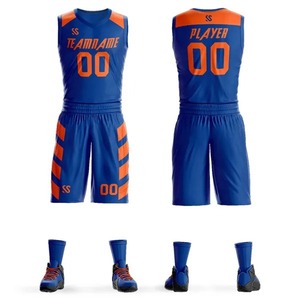 Conjunto de Uniforme de Baloncesto de Alta Calidad, se Ajusta al Cuerpo en Todas las Direcciones, Traje de Entrenamiento de Baloncesto para Impresión Personalizada - Product Image 1