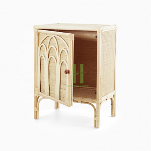 Gabinete de ratán natural arcoíris, gabinete de ratán tejido a mano para niños, gabinete de muñeca de mimbre sólido, armario OEM para niños de Vietnam - Product Image 4