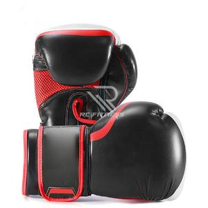 Guantes de MMA para Adultos, de Cuero Vacuno, Alta Calidad, Antideslizantes, Correa de Muñeca Ajustable, Logotipo Personalizado, Equipo de Boxeo y Fitness - Product Image 2