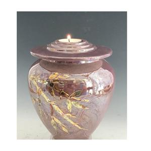 Urnes de crémation au design magnifique, urnes pour adultes, pots pour cendres commémoratives, récipient en métal pour les services funéraires - Product Image 1