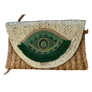 Bolso de hombro plisado de moda de alta calidad para mujer, sólido de la India Color, Asa con cuentas, cierre de cremallera, longitud larga, precio al por mayor - Product Image 5