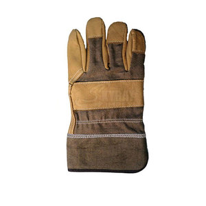 Custom Logo Safety Canadian Rigger <b>Gloves</b> Split Grain Leather Working <b>Gloves</b> in Low Price Leather Work <b>Gloves</b> for Hand Safety - Product Image 2