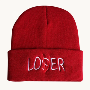 Wholesale Promotion Custom Embroidery Logo Solid Warm Tuque Winter Designer Acrylic Jacquard Neon Knitted <b>Pom</b> <b>Pom</b> Winter Hat - Product Image 4