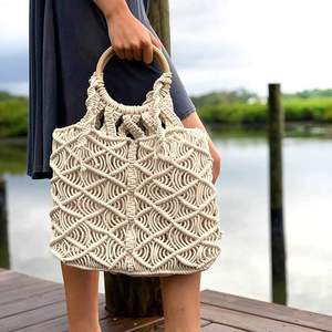 Macrame กระเป๋าแฟชั่นสำหรับผู้หญิง, กระเป๋าครอสบอดี้มินิวินเทจกระเป๋าอินเทรนด์สำหรับเด็กผู้หญิงผลิตในเวียดนาม - Product Image 2