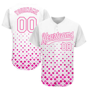 Camiseta de uniforme de Béisbol Juvenil personalizada de alta calidad, camiseta de béisbol con botones, camiseta de béisbol de equipo sublimada bordada - Product Image 6