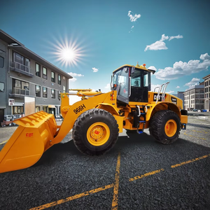 Promotion : Chargeuse frontale CAT 966H d'occasion, modèle 2023, 80 tonnes, 70/92 kW, moins de 2000 heures, usage intensif, peinture d'origine - Product Image 1