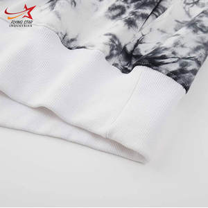 Sweat-shirt à capuche surdimensionné à la mode pour hommes personnalisés, col rond brodé partout pour l'hiver - Product Image 5