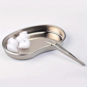 Juego de 3 bandejas de acero inoxidable para riñón |   Frasco Esterilizado, Recipiente, Botella Manual Reutilizable para Accesorios de Tatuaje Cosmético Quirúrgico - Product Image 5