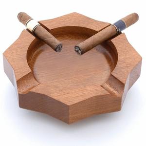 <b>Portable</b> Lightweight Round American Style Customizable Wooden <b>Ashtray</b> for Travel and Home Use Wholesale - Product Image 5