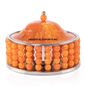 Réchauffeur d'aliments en acier inoxydable dernière arrivée Casserole de créateur faite à la main meilleure vente Fancy New Metal Hotpot - Product Image 5