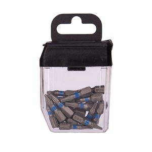 Brocas S2 TX30 de alta calidad, 1/4 "x 25mm con coloración, 20 unidades en caja de dulces con un soporte magnético - Product Image 1