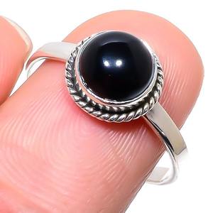 Anillo de Bodas de compromiso de estilo bohemio de Plata de Ley 925 para mujer con piedras preciosas de ágata regalo hecho a mano de moda - Product Image 2