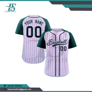 Uniforme de Béisbol Personalizado, Jersey Deportivo Transpirable de Poliéster BU-10, Proveedor Mayorista OEM ODM de Pakistán - Product Image 5